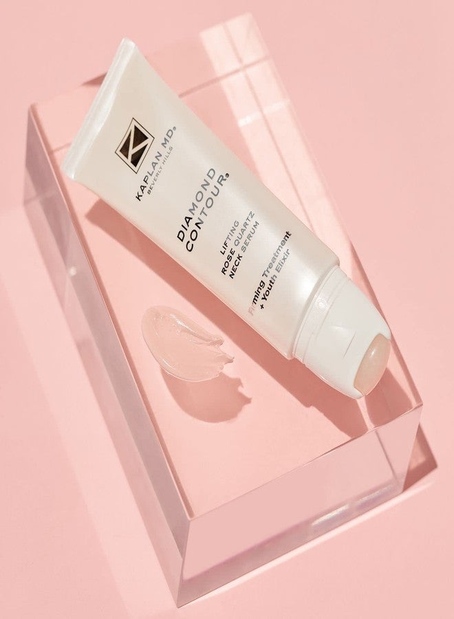 KAPLAN MD Diamond Contour Lifting Rose Quartz Neck Serum, Firming Treatment + Youth Elixir, 1.7 oz. - Image 2